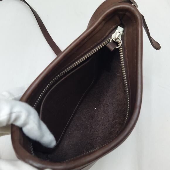 Coach Brown Leather Zipper Closure Crossbody Bag - Vintage Made in USA - Picture 10 of 14